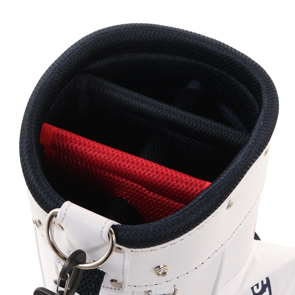 ルコックゴルフ（le coq sportif golf）（レディース）ゴルフ カート式 8型 6分割 超軽量 コンパクトキャディバッグ QQCTJJ05 WH00