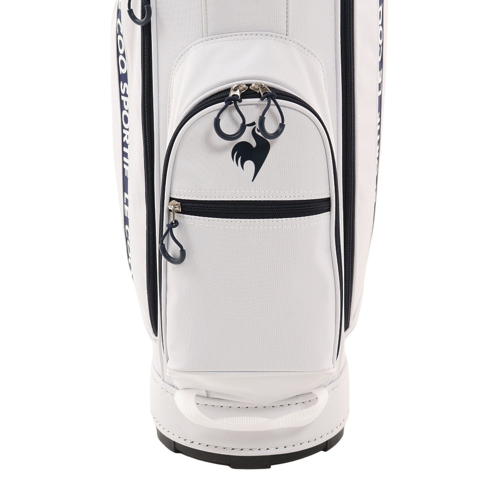 ルコックゴルフ（le coq sportif golf）（レディース）ゴルフ カート式 8型 6分割 超軽量 コンパクトキャディバッグ QQCTJJ05 WH00