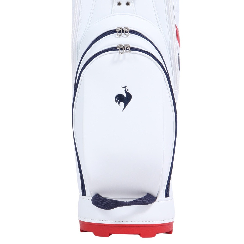 ルコックスポルティフ（lecoqsportif）（レディース）ゴルフ 軽量 キャディバッグ カート式 8.5型 6分割 QQCWJJ03 WH00