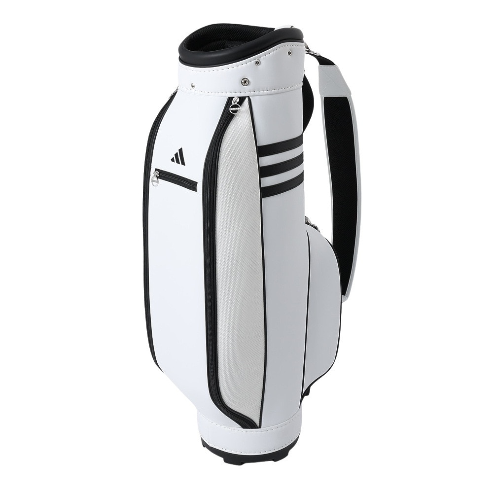 アディダス（adidas）（レディース）ゴルフ キャディバッグ 軽量 クラシックスリーストライプス バッグ IKL16-IN6678W/BK