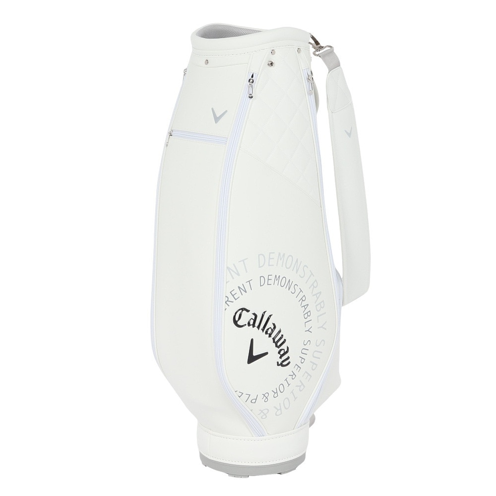 キャロウェイ（CALLAWAY）（レディース）ゴルフ カート式 キャディバッグ アップタウン 8.5型 5分割 25 5125032 WHT