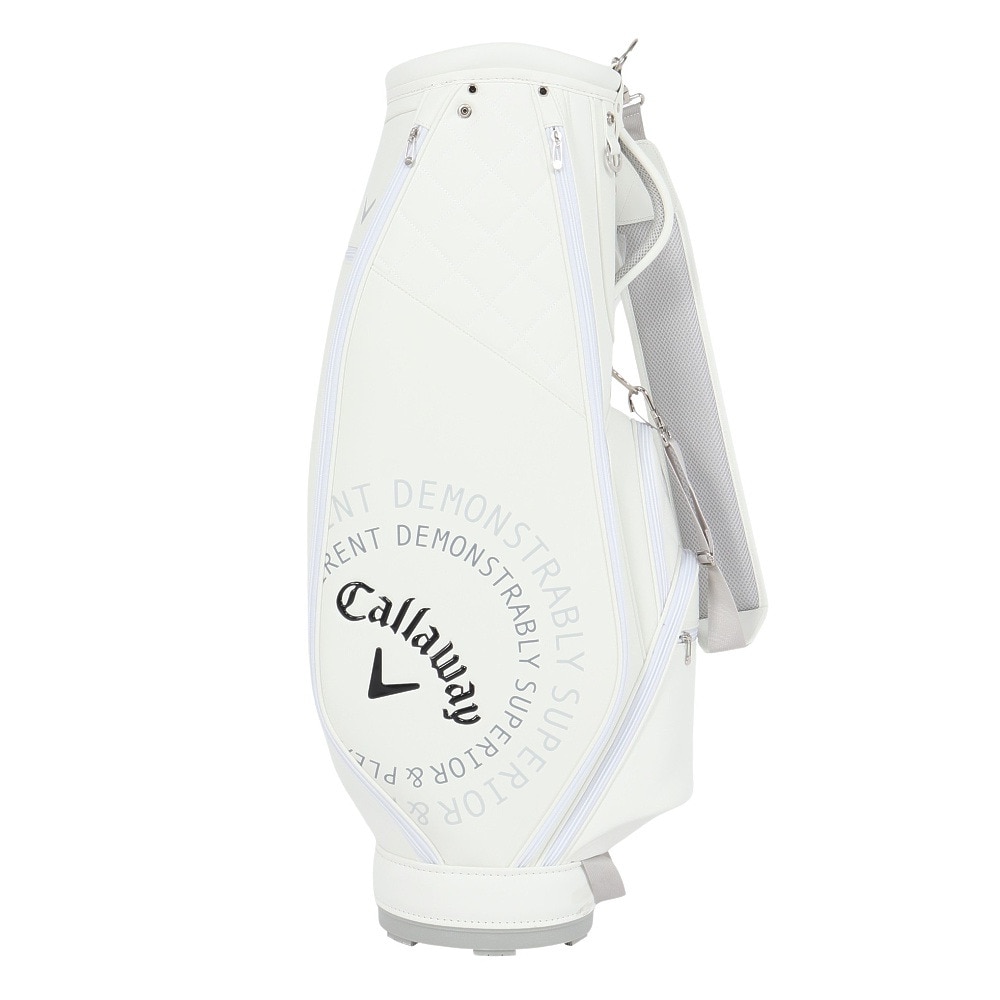 キャロウェイ（CALLAWAY）（レディース）ゴルフ カート式 キャディバッグ アップタウン 8.5型 5分割 25 5125032 WHT
