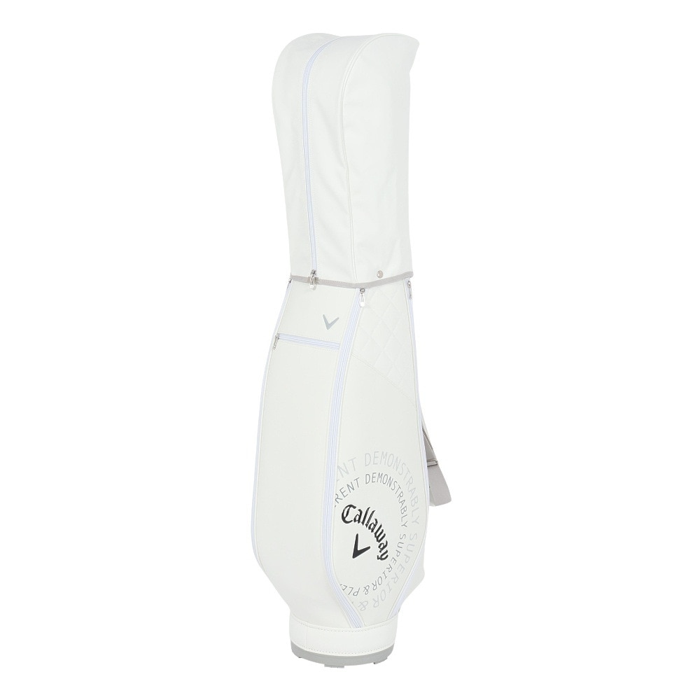 キャロウェイ（CALLAWAY）（レディース）ゴルフ カート式 キャディバッグ アップタウン 8.5型 5分割 25 5125032 WHT