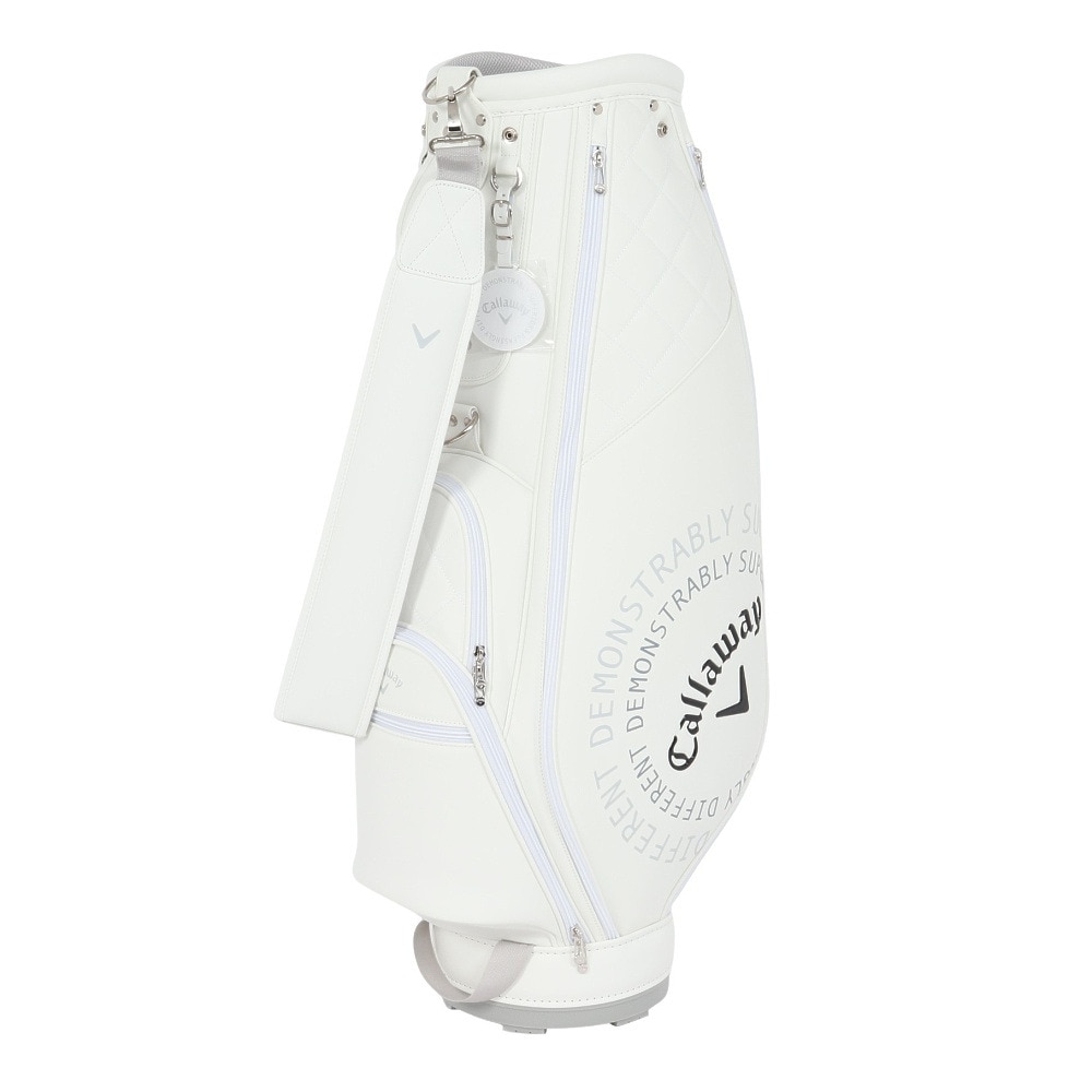 キャロウェイ（CALLAWAY）（レディース）ゴルフ カート式 キャディバッグ アップタウン 8.5型 5分割 25 5125032 WHT