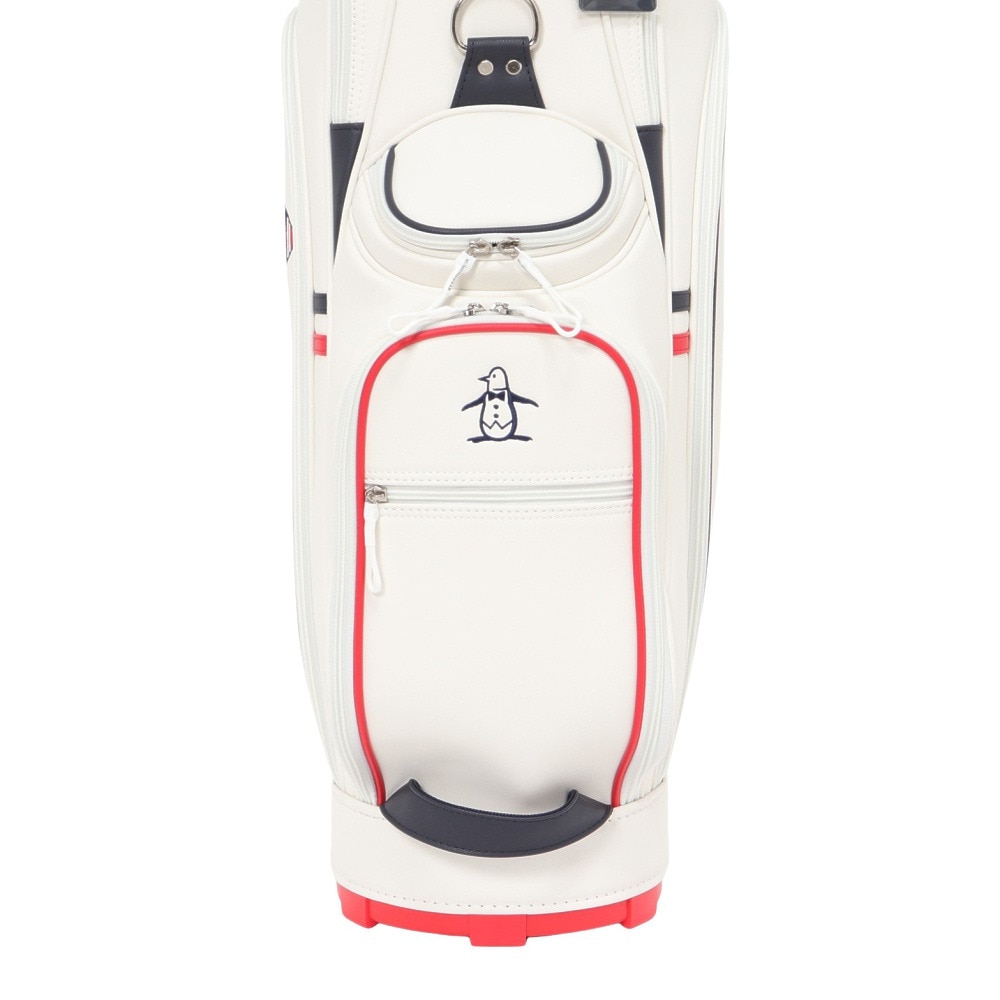 マンシングウエア（MUNSING WEAR）（レディース）ゴルフ フラッグ飛び柄キャディバッグ 8.5型 MG5SCB02L WH00