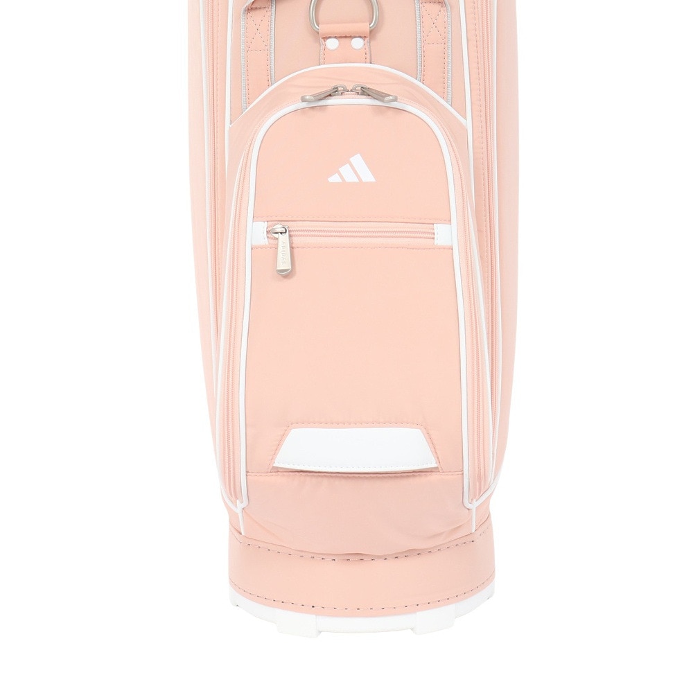アディダス（adidas）（レディース）ゴルフ キャディバッグ グラフィック 軽量 カート式 キャディバッグ 4分割  KVH35-JH3725PNK