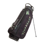 ビバハート（VIVA HEART）（メンズ、レディース）ゴルフ  スタンド式 9型 5分割 軽量 planticaコラボ プリントキャディバッグ 013-16200-019