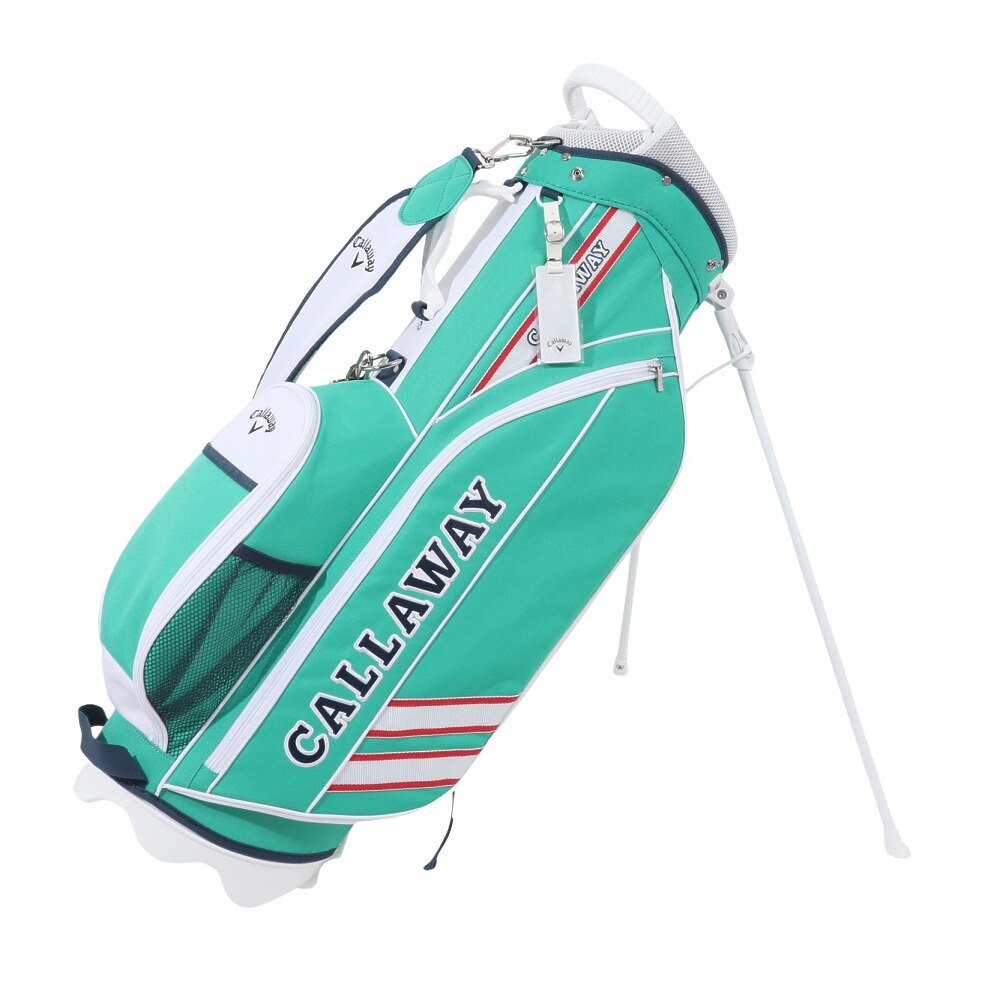 キャロウェイ（CALLAWAY）（レディース）ゴルフ キャディバッグ スタンド式 9型 4分割 スポーツ スタンド 5123254 MINT