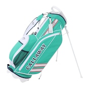 キャロウェイ（CALLAWAY）（レディース）ゴルフ キャディバッグ スタンド式 9型 4分割 スポーツ スタンド 5123254 MINT