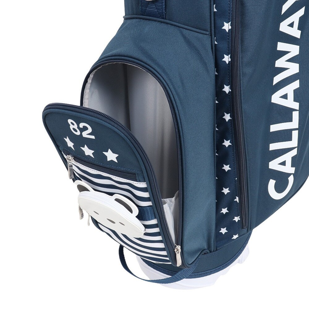 キャロウェイ（CALLAWAY）（レディース）ゴルフ キャディバッグ スタンド式 9.5型 6分割 ベア  5123289 STN BEAR W NY 23 SS