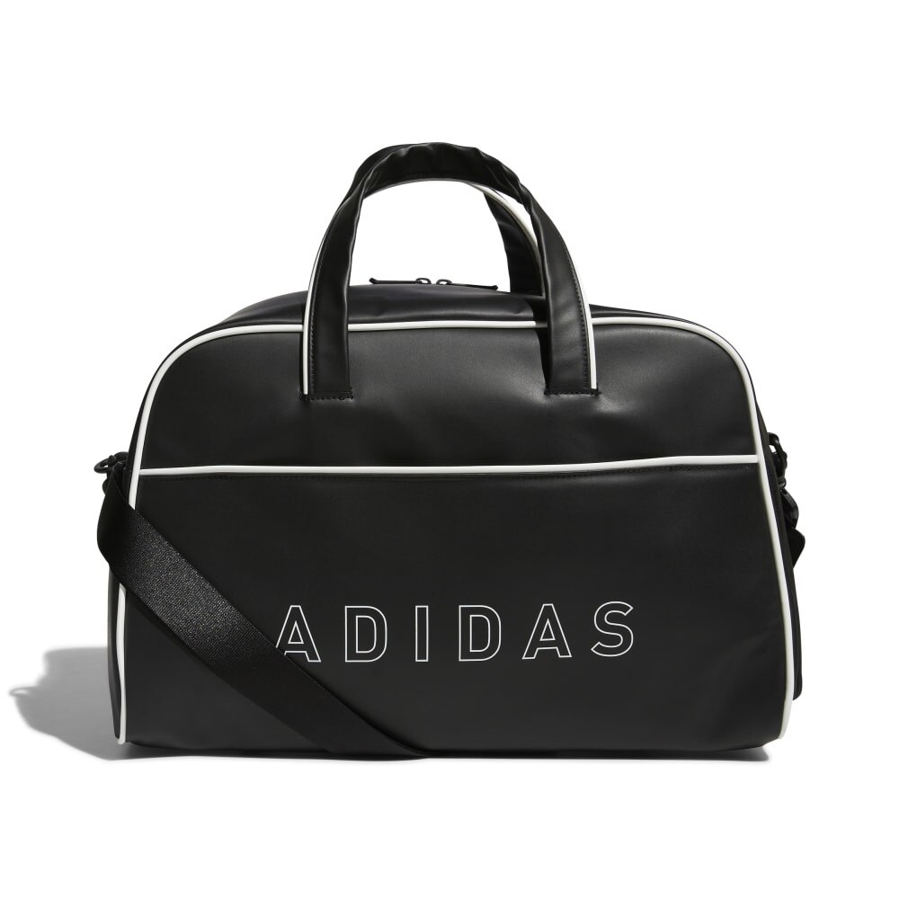 アディダス（adidas）（レディース）ゴルフ スリーストライプス ボストンバッグ ショルダー付き MMS71-IA9642BK