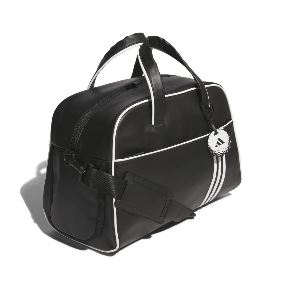 アディダス（adidas）（レディース）ゴルフ スリーストライプス ボストンバッグ ショルダー付き MMS71-IA9642BK
