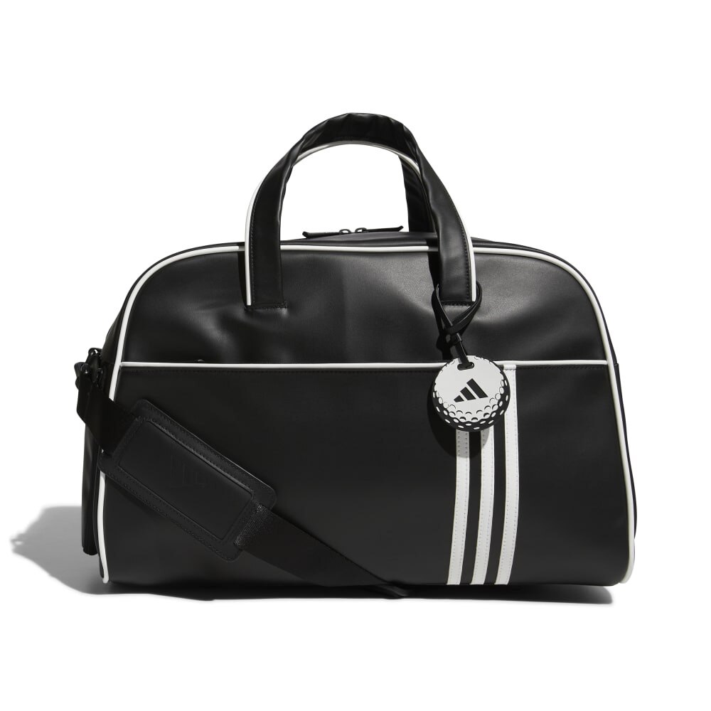 アディダス（adidas）（レディース）ゴルフ スリーストライプス ボストンバッグ ショルダー付き MMS71-IA9642BK