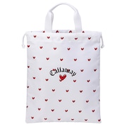 キャロウェイ（CALLAWAY）（レディース）ゴルフ シューズバッグ Love Callaway シューズケース 手提げ 24 5924090LC Shoe Case 24 WHT