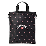 キャロウェイ（CALLAWAY）（レディース）ゴルフ シューズバッグ Love Callaway シューズケース 手提げ 24 5924091LC Shoe Case 24 BLK