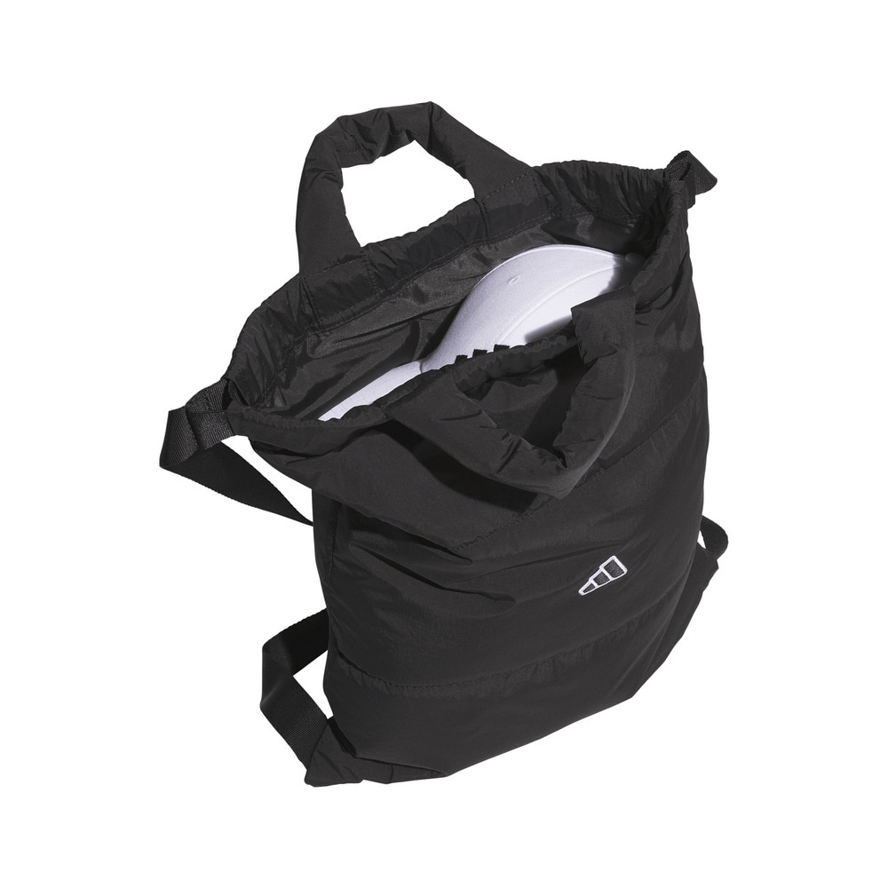 アディダス（adidas）（レディース）キルティング シューズバッグ JWK38-JM0207 BLK