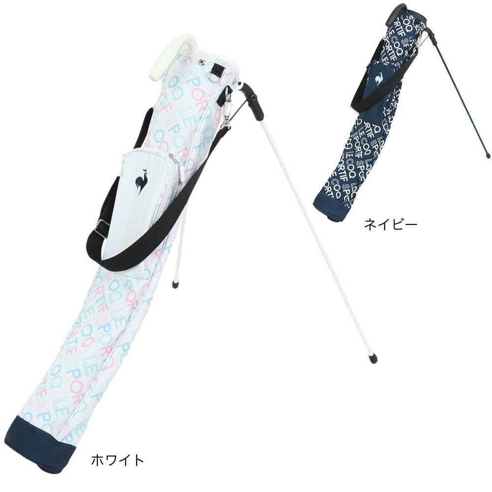 ルコックゴルフ（レディース）ゴルフ セルフスタンドクラブケース 2分割 グラフィックデザイン QQCVJA30 WH00