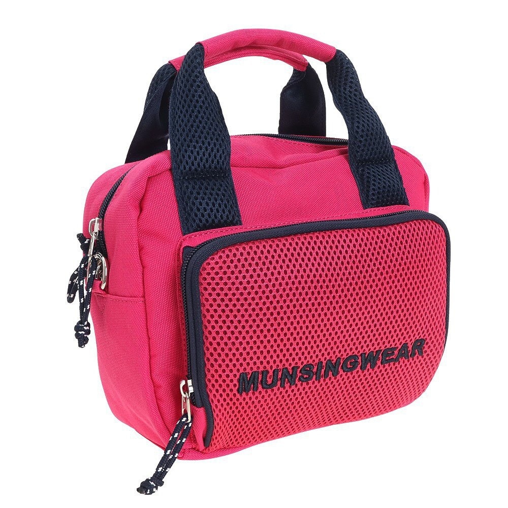 マンシングウエア（MUNSING WEAR）（レディース）ゴルフ 抗菌防臭 異素材MIXショルダー付カートバッグ MQCTJA41 PK00