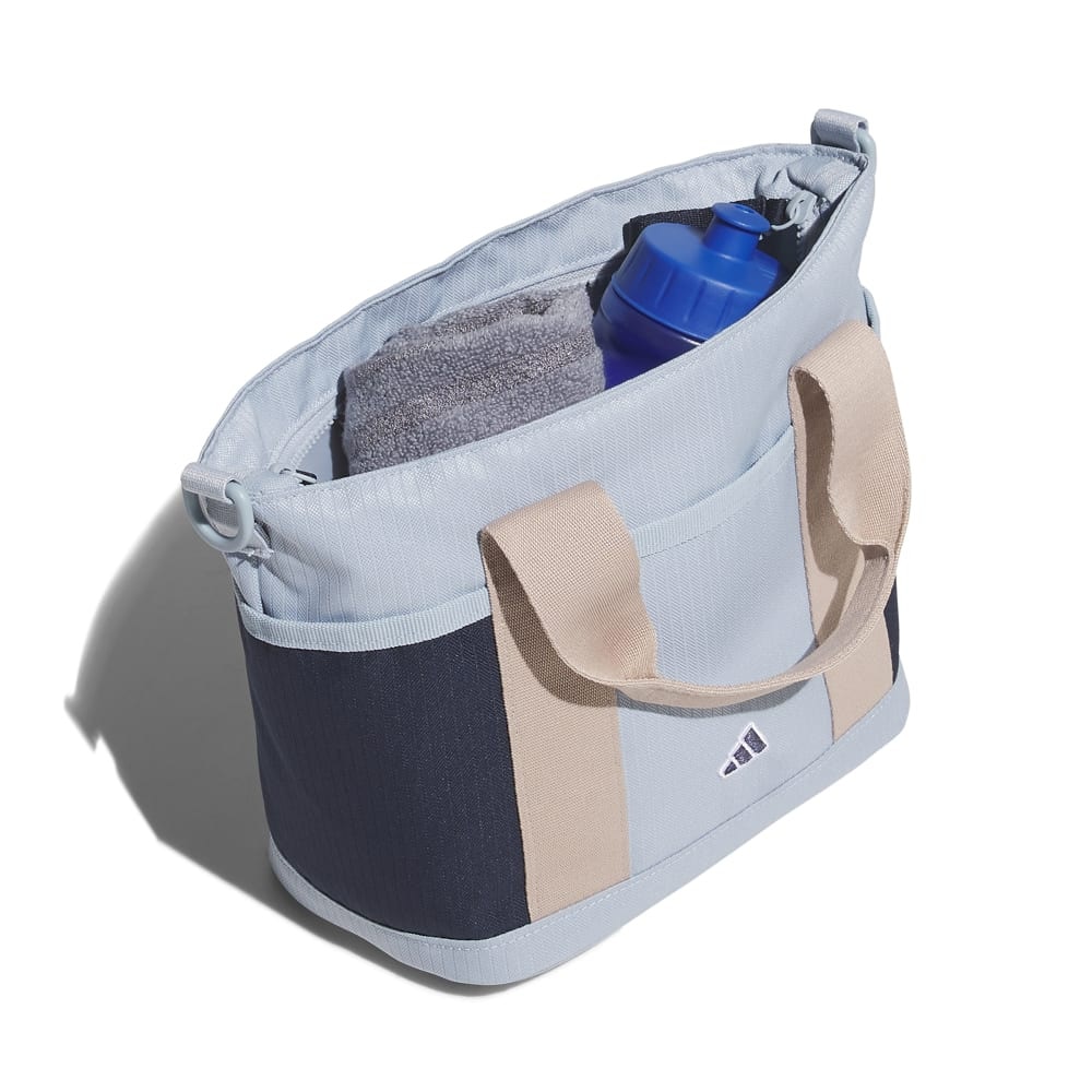 アディダス（adidas）（レディース）ゴルフ 軽量 カラーブロック ラウンドトートバッグ MMS70-HY1094LBL