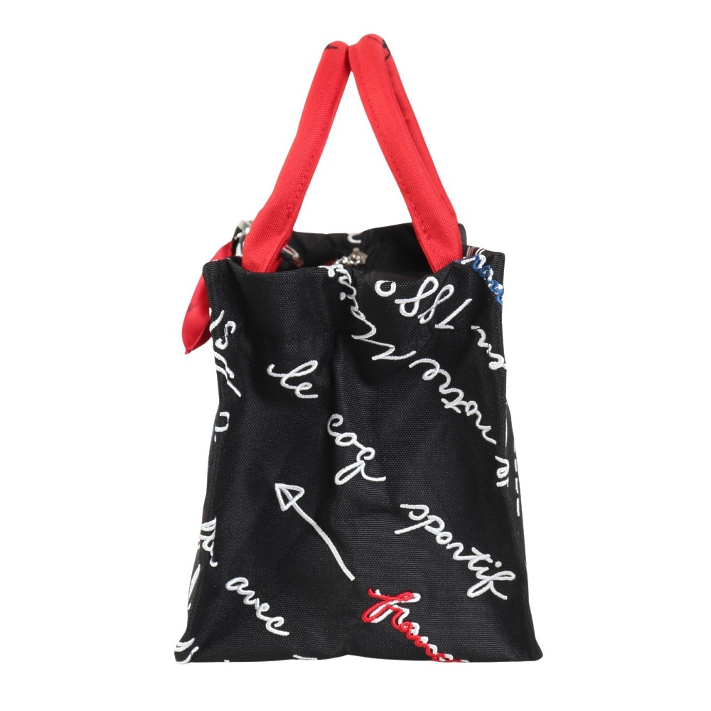 ルコックスポルティフ（lecoqsportif）（レディース）ゴルフ ブラックトリコデザイン スクエア型ポーチ LG4FTT43L BK00