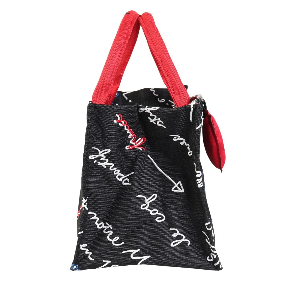 ルコックスポルティフ（lecoqsportif）（レディース）ゴルフ ブラックトリコデザイン スクエア型ポーチ LG4FTT43L BK00