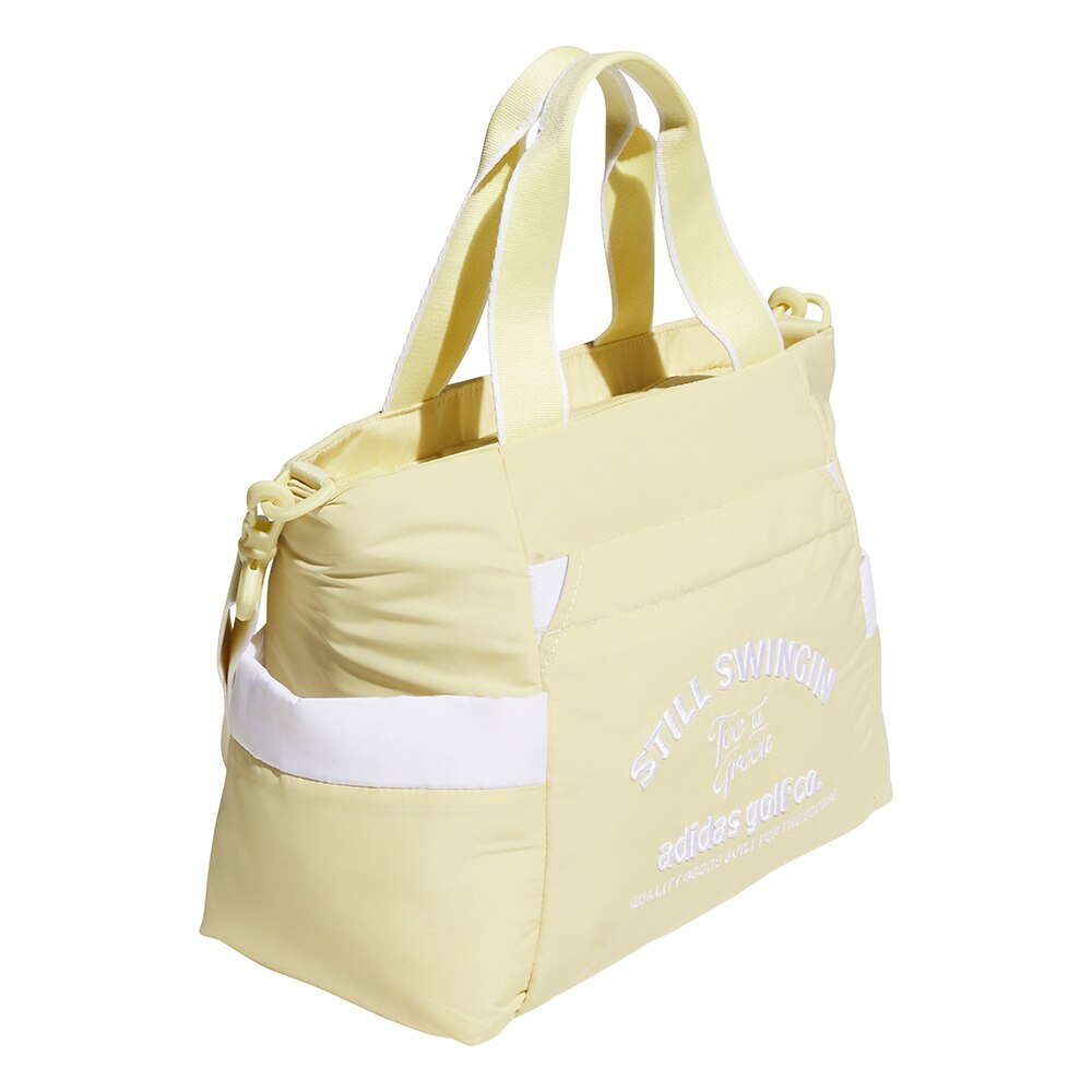 アディダス（adidas）（レディース）保冷ポケット グラフィック ラウンドバッグ 2ウェイ構造 KTI99-JG3916YEL