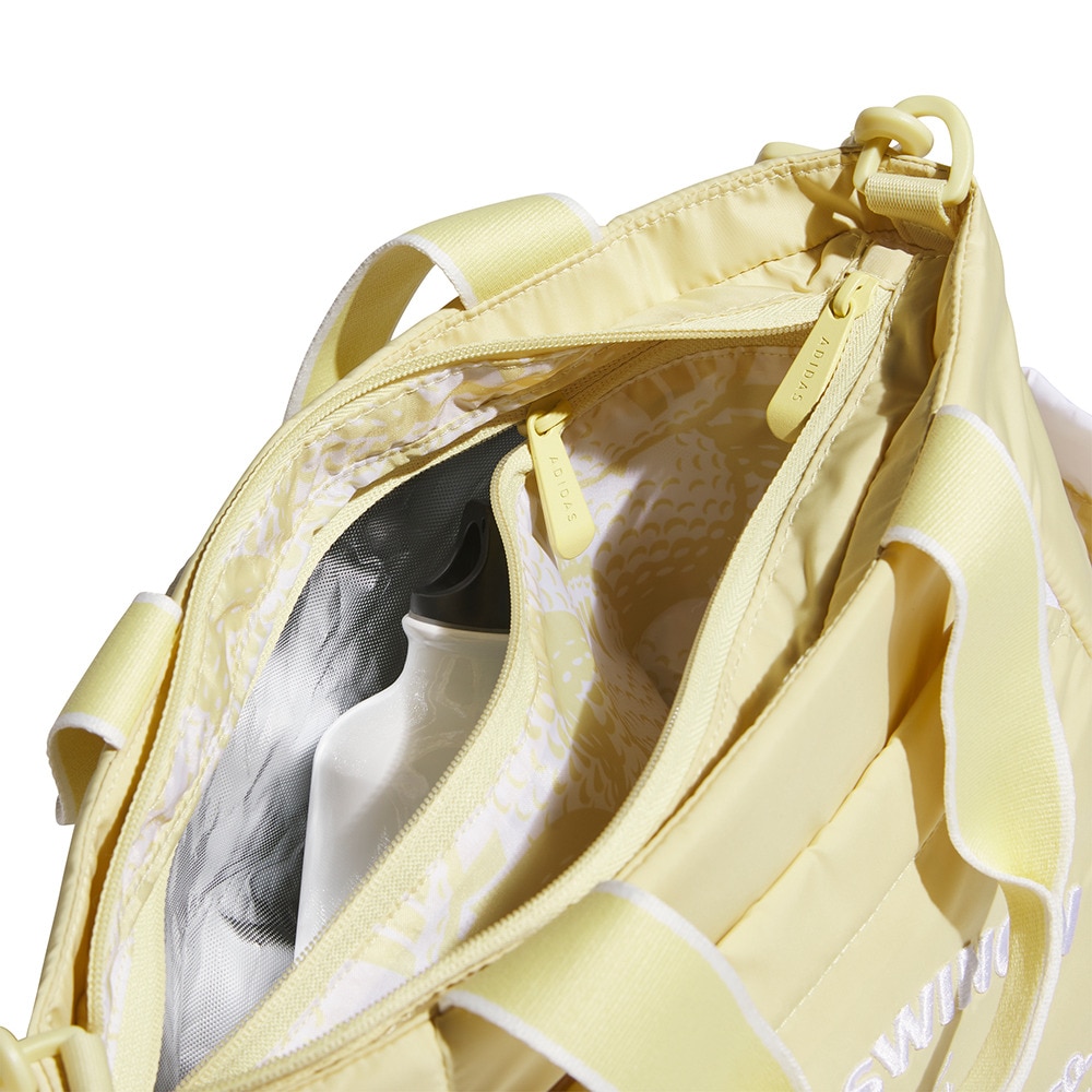 アディダス（adidas）（レディース）保冷ポケット グラフィック ラウンドバッグ 2ウェイ構造 KTI99-JG3916YEL