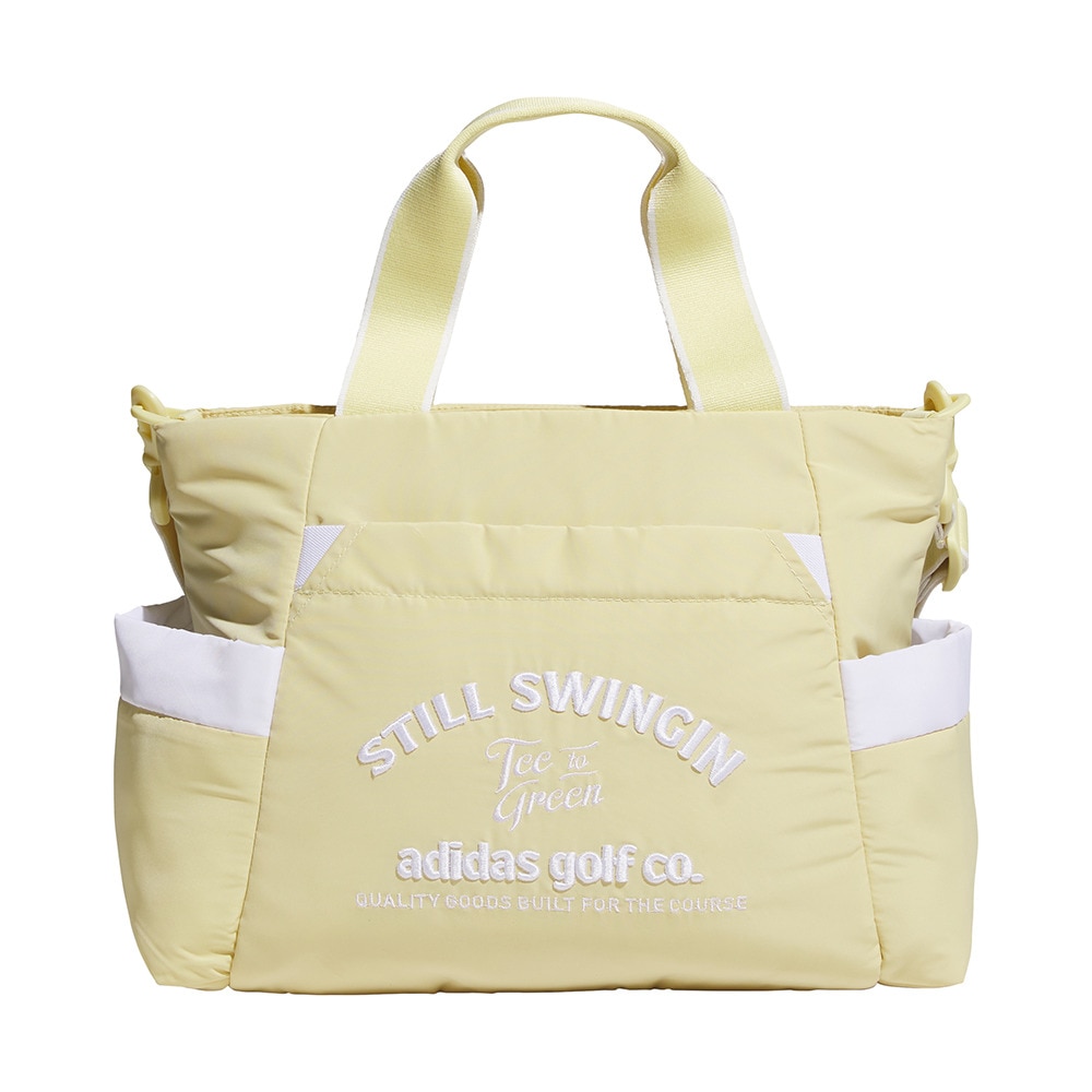 アディダス（adidas）（レディース）保冷ポケット グラフィック ラウンドバッグ 2ウェイ構造 KTI99-JG3916YEL
