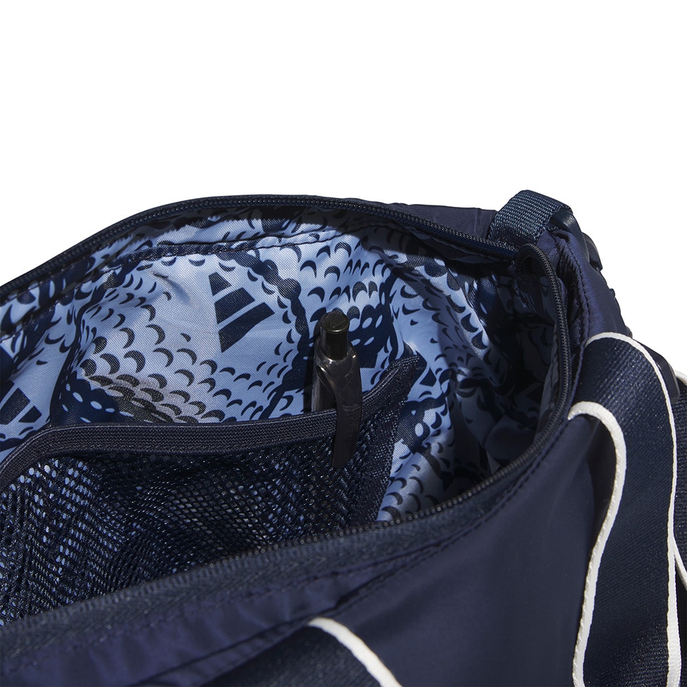 アディダス（adidas）（レディース）保冷ポケット グラフィック ラウンドバッグ 2ウェイ構造 KTI99-JF4641NVY