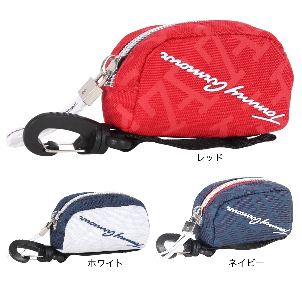 トミーアーマー（Tommy Armour）（レディース）ゴルフ 総柄 ボールケース 2球 TAPG23Y180004 WHT