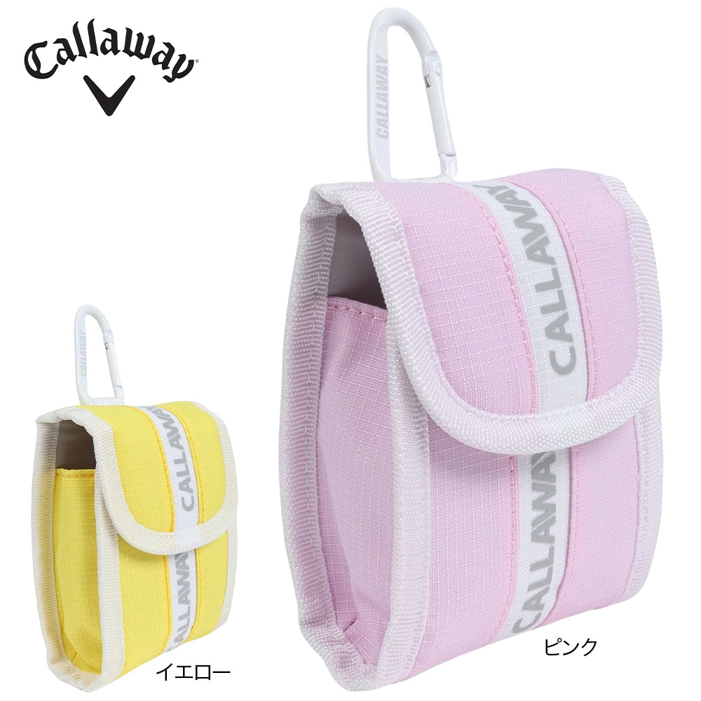 キャロウェイ（CALLAWAY）（レディース）ゴルフ ポーチ アトラクティブ マルチケース 24 5924212 YEL