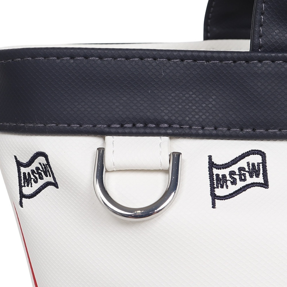 マンシングウエア（MUNSING WEAR）（メンズ、レディース）ゴルフ 飛び柄カートバッグ MG4FTT42L WH00