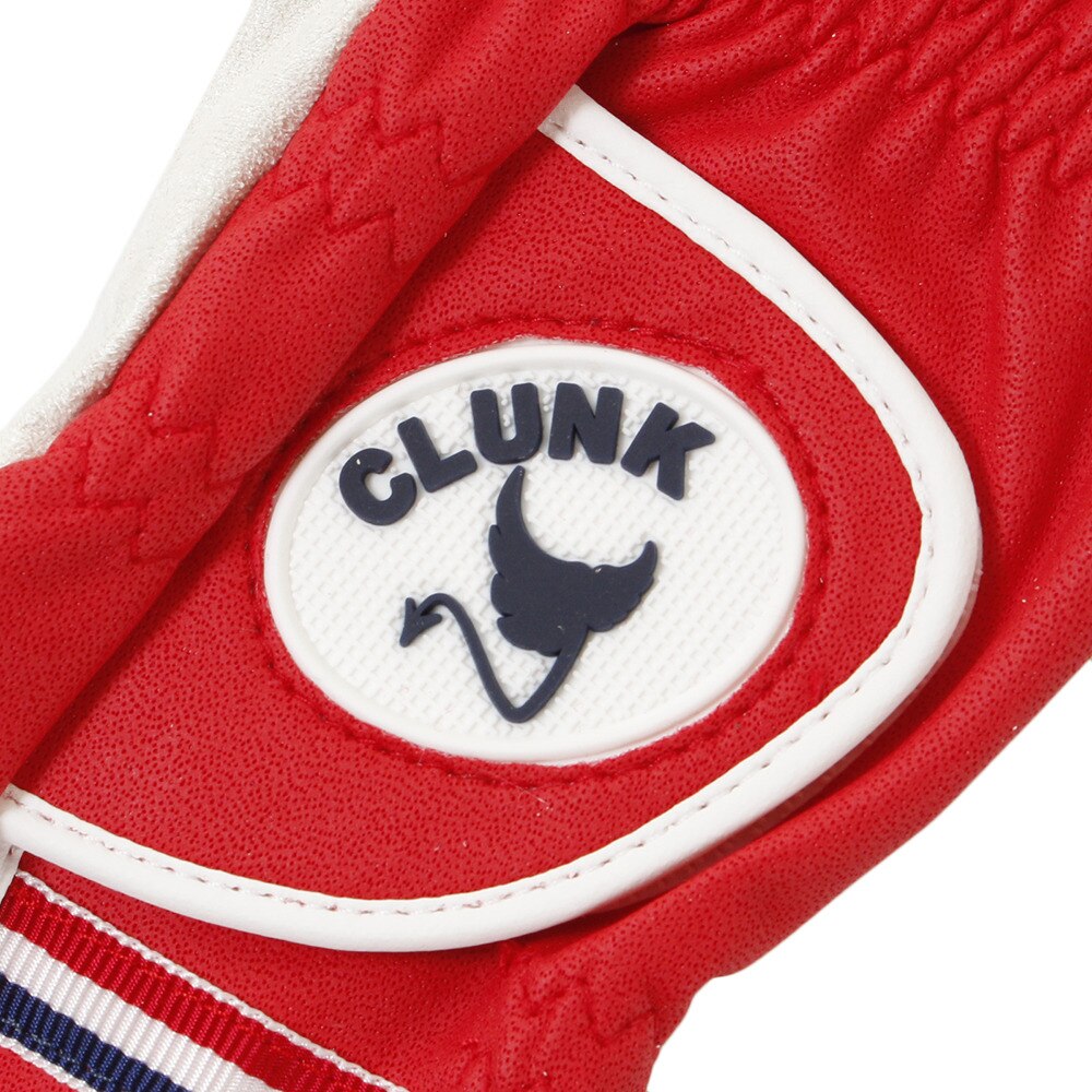 クランク（CLUNK）（レディース）【左手用合皮】ゴルフ グローブグローブ ナノ2 CL51WG01 RED