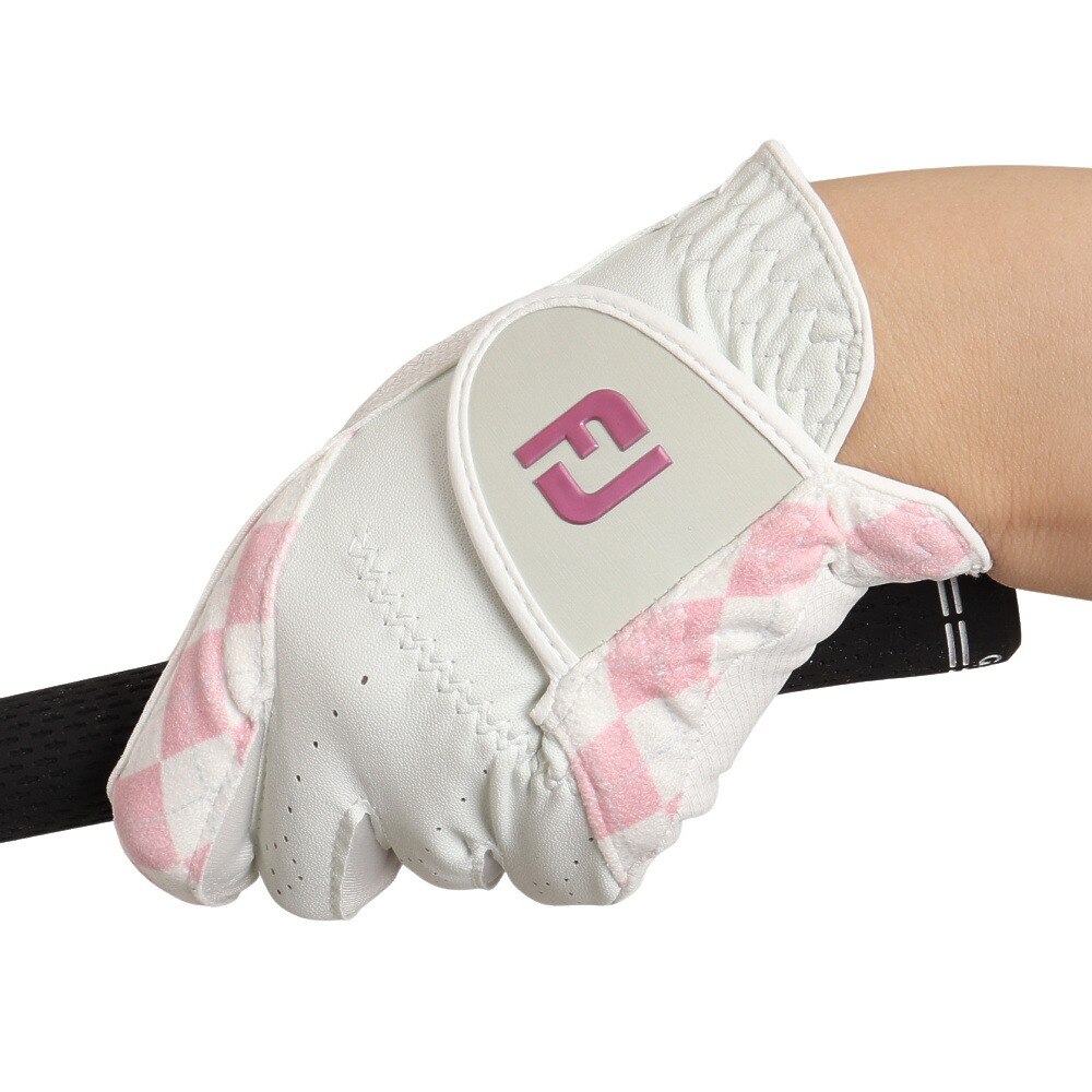 フットジョイ（FootJoy）（レディース）ゴルフ 【左手用合皮】ゴルフ グローブ レディEコンフォート WT/PI FGLE19WP★★★