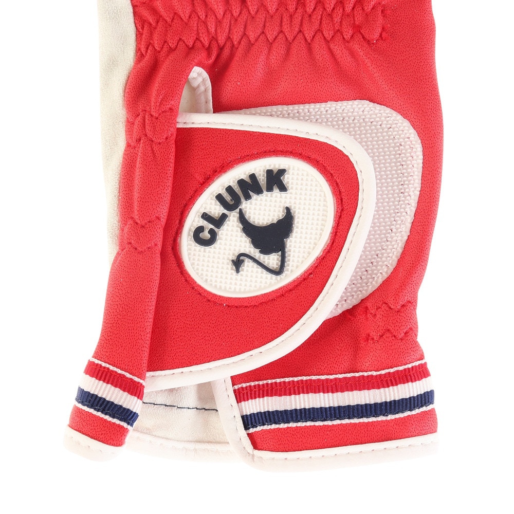 クランク（CLUNK）（レディース）ゴルフ 左手用 ゴルフ グローブ ナノ2 CL51WG01 RED★★★