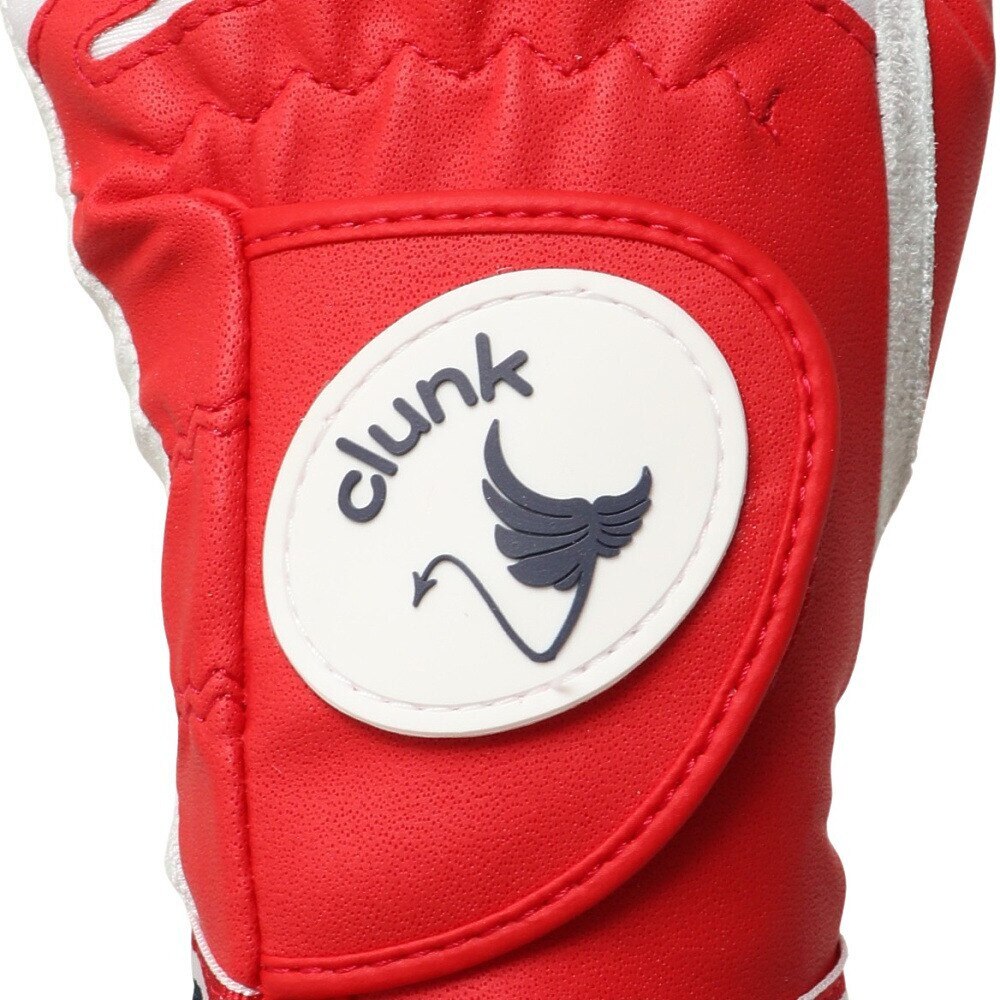クランク（CLUNK）（レディース）ゴルフ 左手用 ゴルフグローブ CL5KWG10 RED