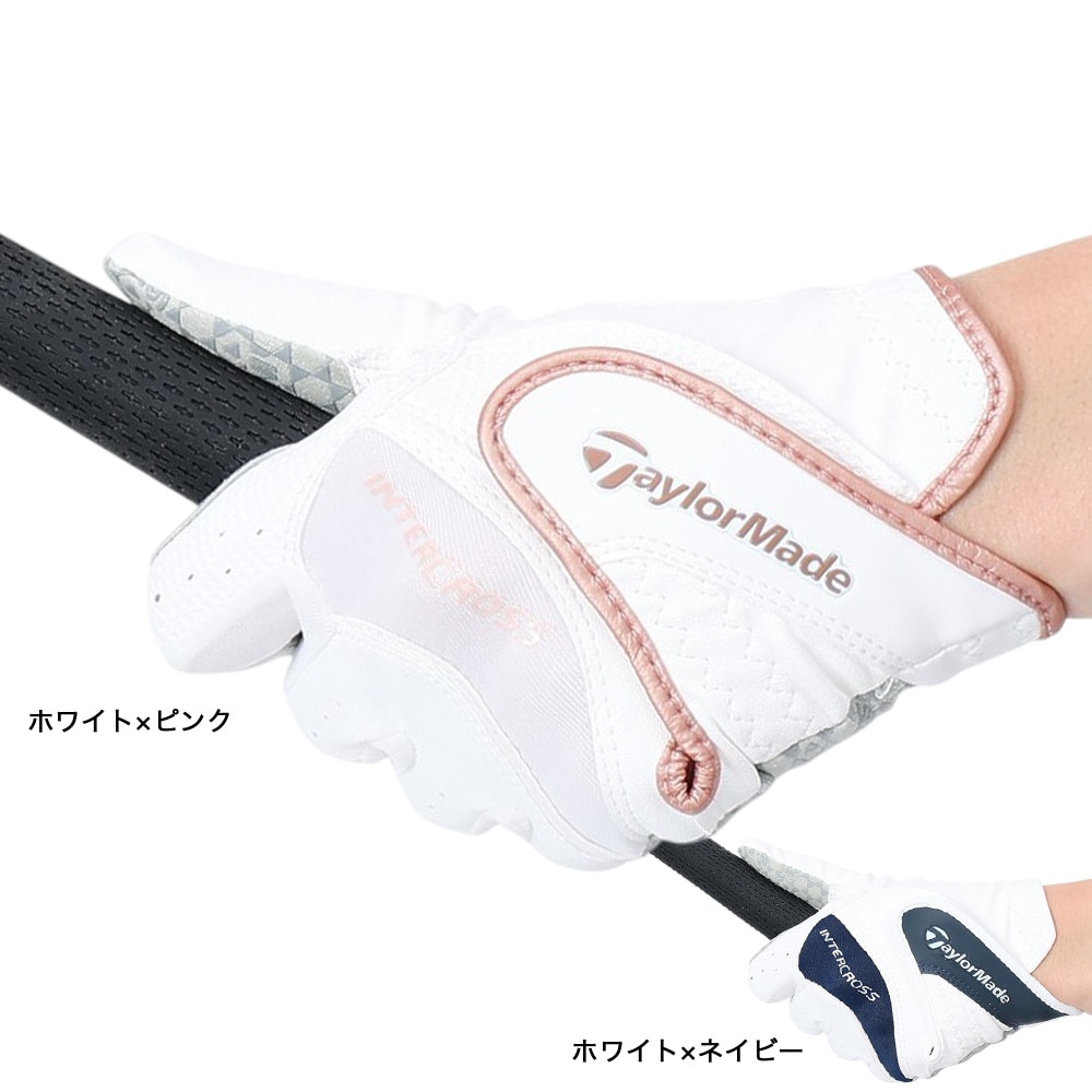 テーラーメイド（TAYLORMADE）（レディース）左手用 インタークロス 3.0 グローブ U26230ーUN153