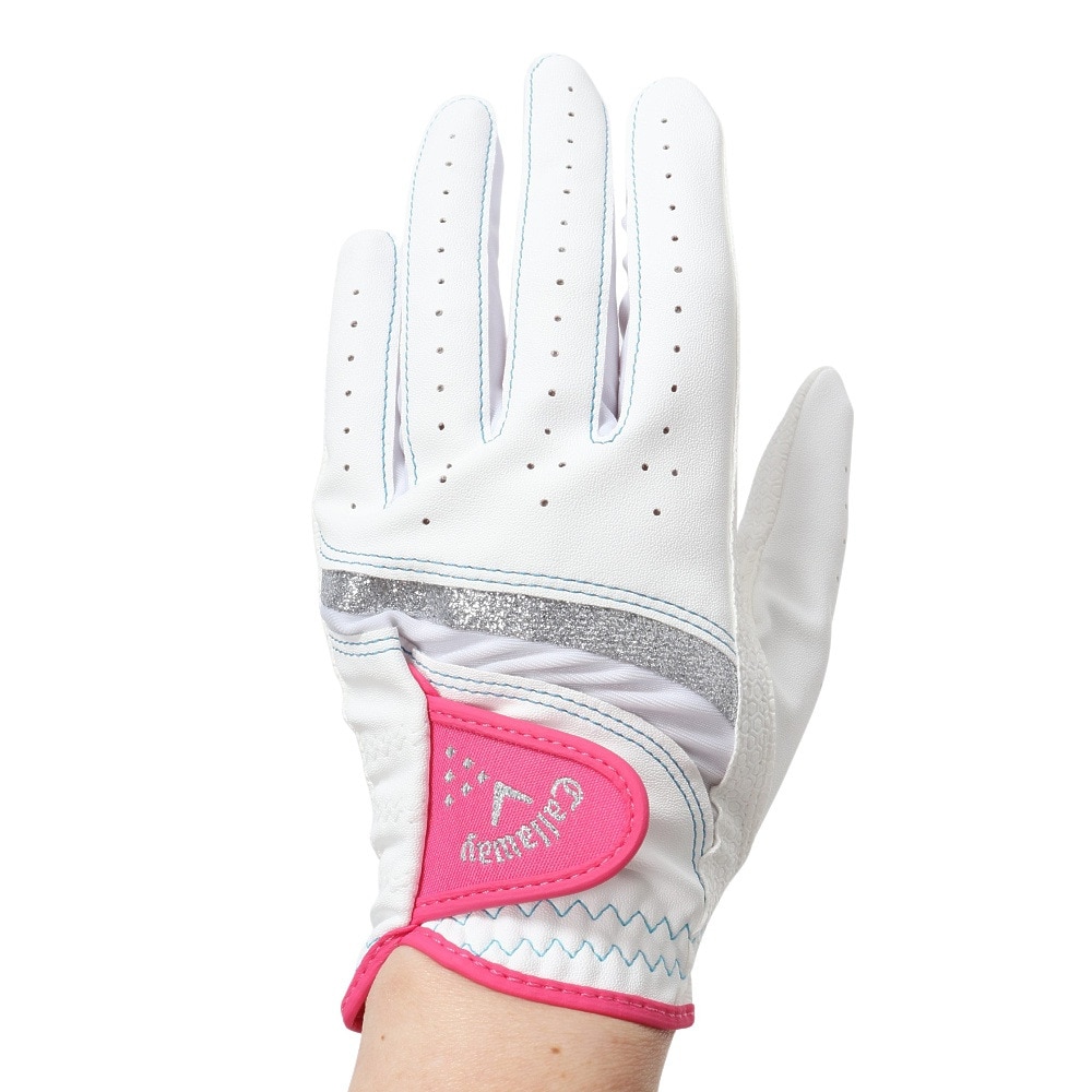 キャロウェイ（CALLAWAY）（レディース）左手用 スタイル グローブ 5325116 WHTPNK