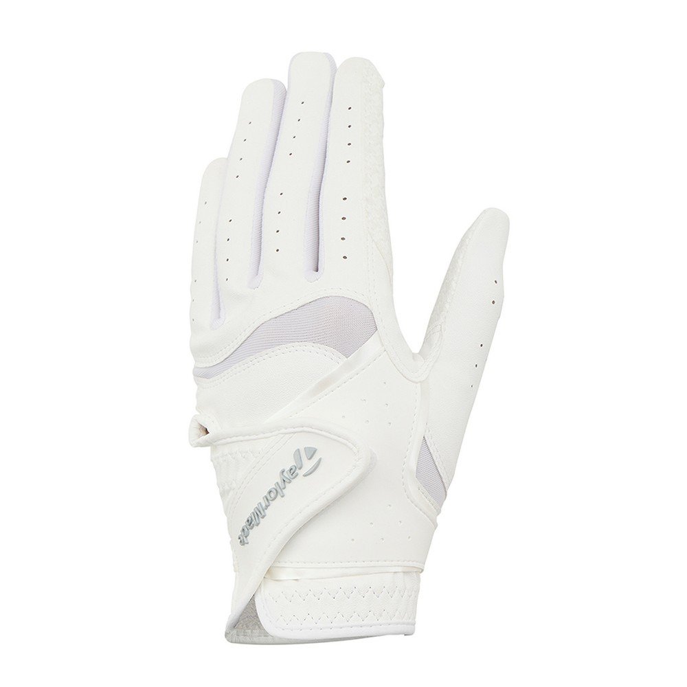 TaylorMade テーラーメイド　手袋　左手　24cm ホワイト　4個セット テーラーメイド（TAYLORMADE）（レディース）ゴルフ 左手用インター