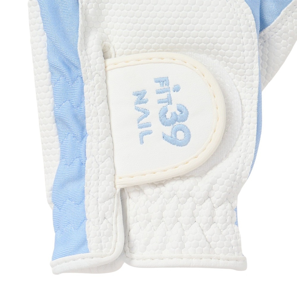 フィットサーティンナイン（FIT39）（レディース）ゴルフ 左手用 グローブ フィット39ネイル B263 L BLU