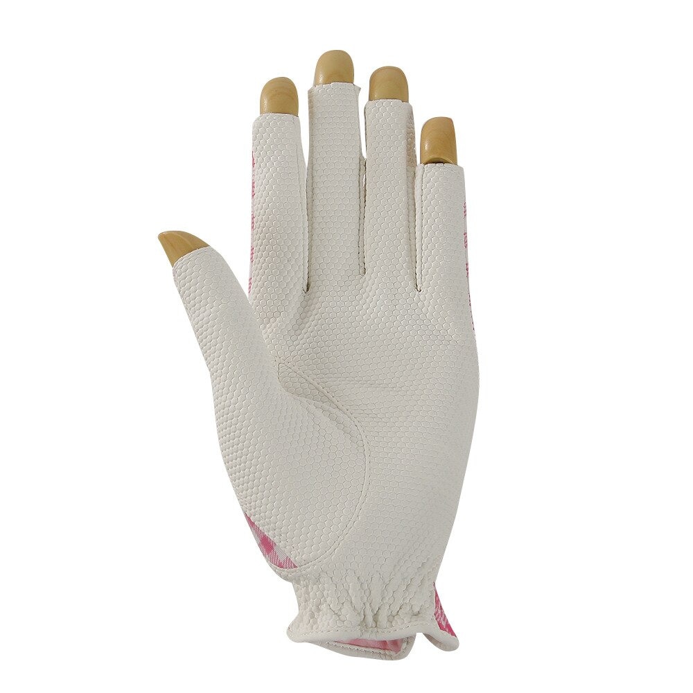 フィットサーティンナイン（FIT39）（レディース）ゴルフ グローブ フィット39ネイルチェックピンク MGFN-190N CHPK