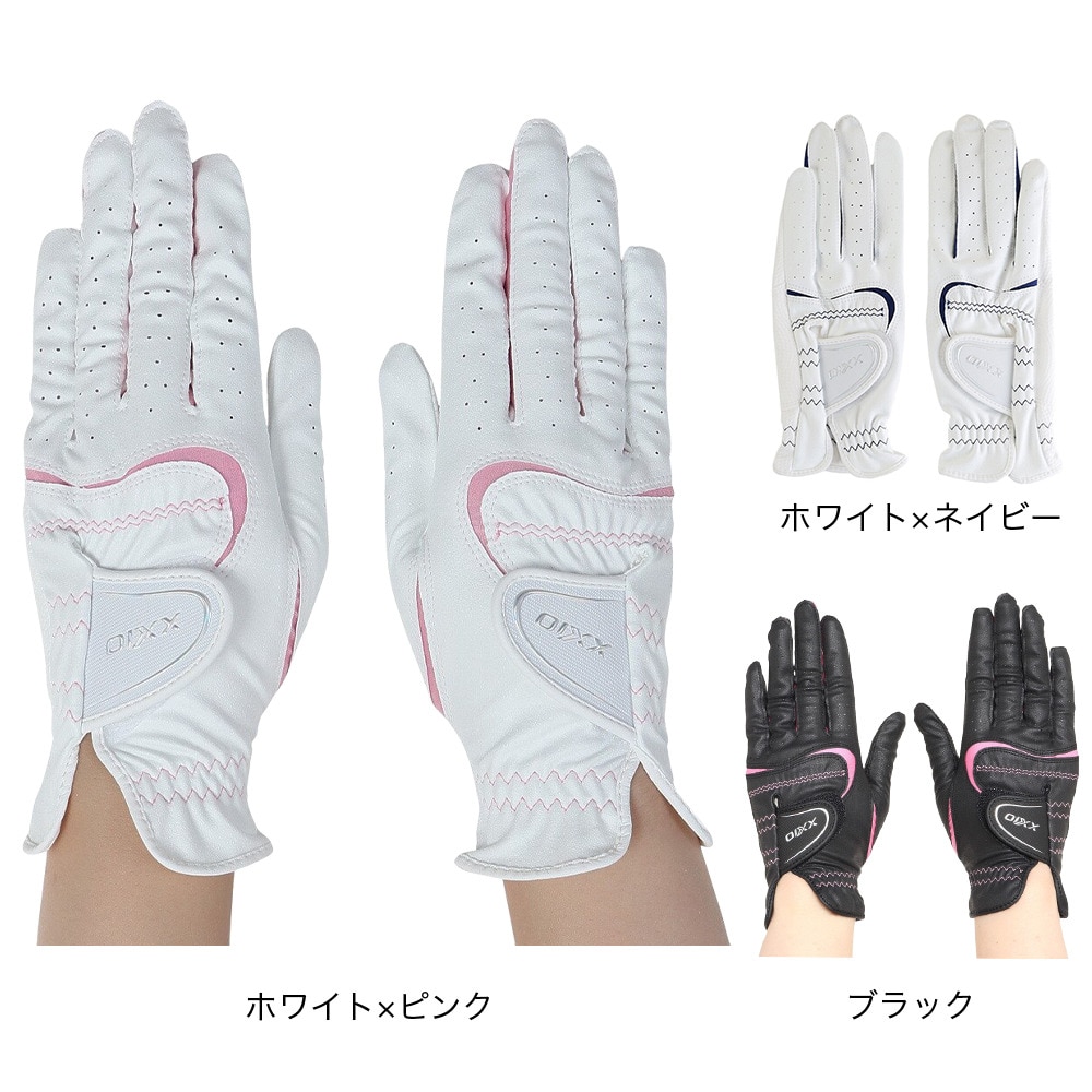 ゼクシオ（XXIO）（レディース）ゴルフ XXIOグローブ GGG-X016WW WT/PK