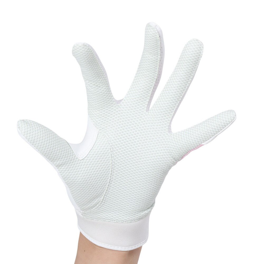 キャロウェイ（CALLAWAY）（レディース）ゴルフ 両手用 ハイパーグリップ デュアル グローブ 23 JM WH/PK