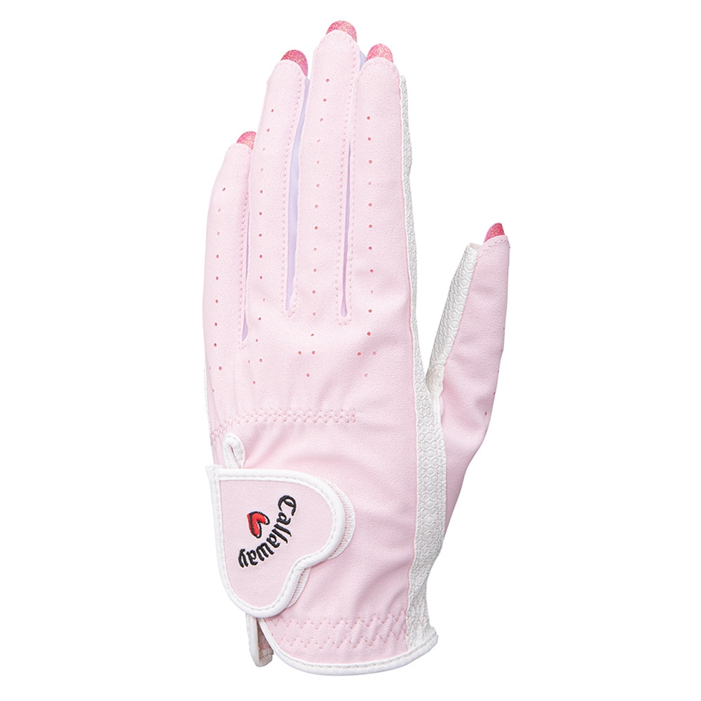 キャロウェイ（CALLAWAY）（レディース）両手用 ネイル デュアル グローブ PK ゴルフ用品はヴィクトリアゴルフ