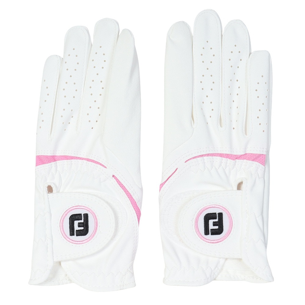 フットジョイ（FOOT JOY）（レディース）ゴルフ グローブ 両手用 23 ウェザーソフ FGWF3PRWT/PK