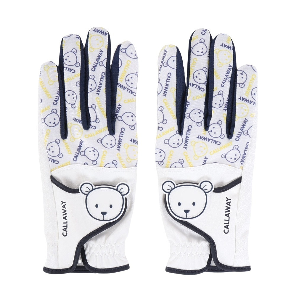 キャロウェイ（CALLAWAY）（レディース）両手用 グローブ Bear Dual 24 WH/NV