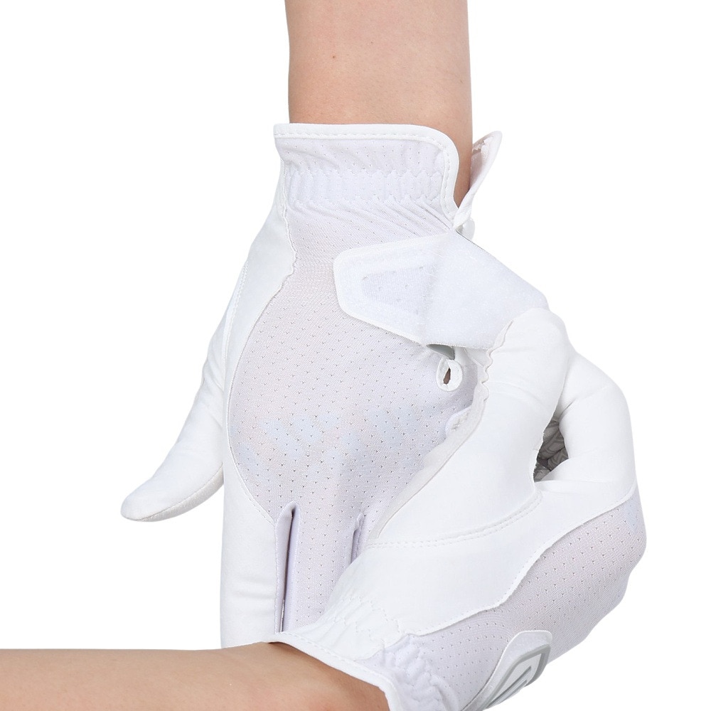 アディダス（adidas）（レディース）両手用 クール ハイグリップ 24 ペアグローブ IKL12-IN6701W/GRY