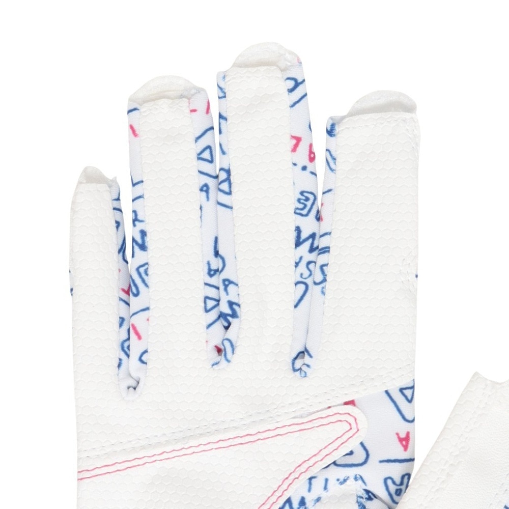 フィラ（FILA）（レディース）ゴルフ 両手用 ネイルカットグローブ FW10107 WHT