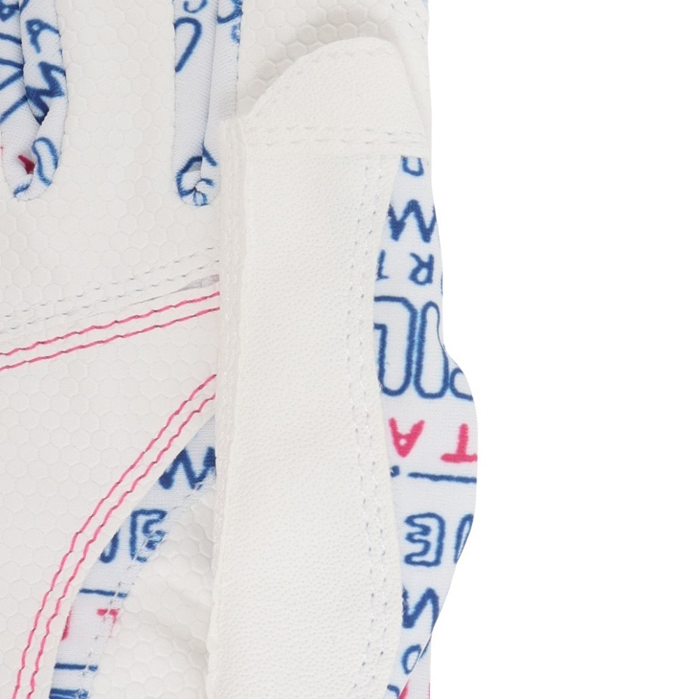 フィラ（FILA）（レディース）ゴルフ 両手用 ネイルカットグローブ FW10107 WHT