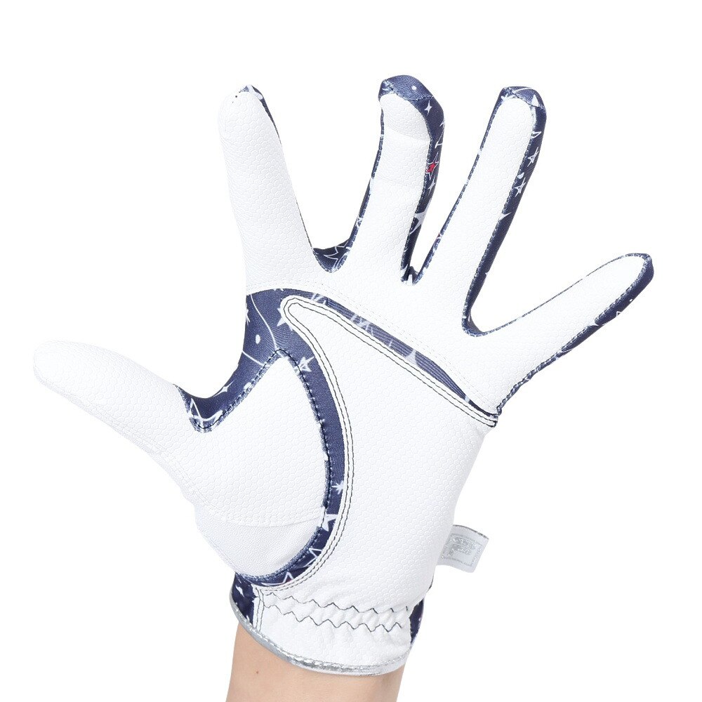 フィラ（FILA）（レディース）ゴルフ 両手用 UVカットグローブ FWG106 NVY